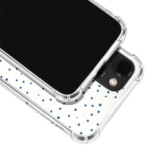 Polka Dot Split iPhone 14 Plus Clear Case