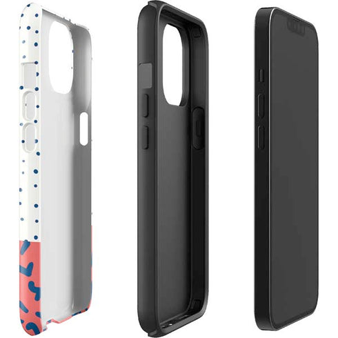 Polka Dot Split iPhone 15 Impact Case