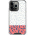 Polka Dot Split iPhone 14 Pro Clear Case