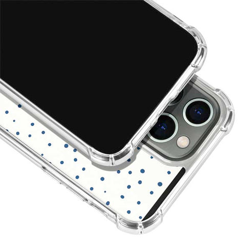 Polka Dot Split iPhone 14 Pro Clear Case