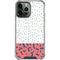 Polka Dot Split iPhone 14 Pro Max Clear Case