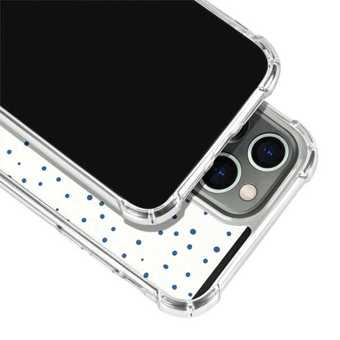 Polka Dot Split iPhone 14 Pro Max Clear Case
