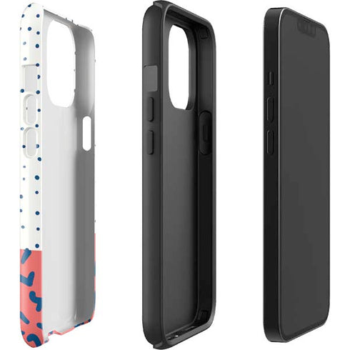 Polka Dot Split iPhone 15 Pro Max Impact Case