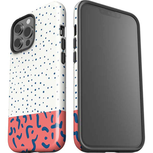 Polka Dot Split iPhone 15 Pro Max Impact Case
