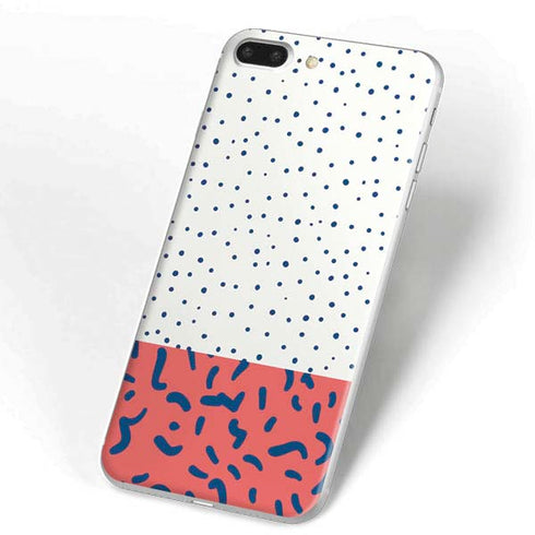 Polka Dot Split iPhone 7 Plus Skin
