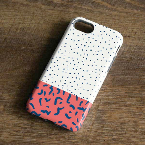 Polka Dot Split iPhone 7 Pro Case