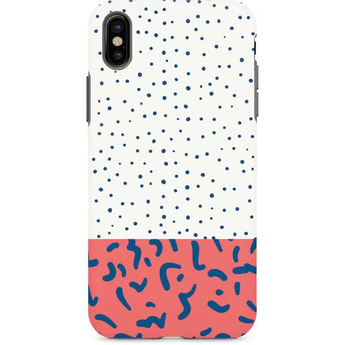 Polka Dot Split iPhone 8 Pro Case