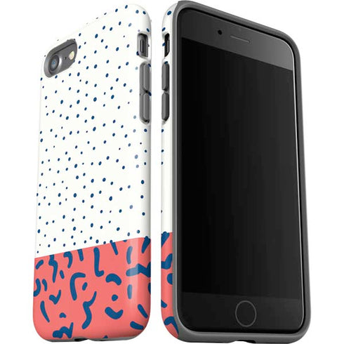 Polka Dot Split iPhone SE (2nd & 3rd Gen) Pro Case