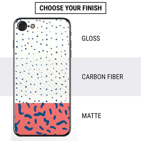 Polka Dot Split iPhone SE (2nd & 3rd Gen) Skin