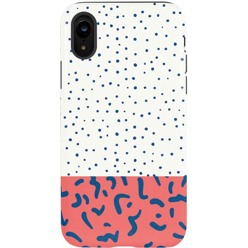 Polka Dot Split iPhone XR Pro Case