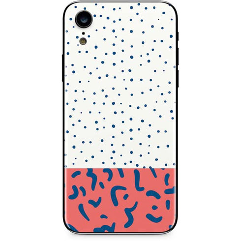 Polka Dot Split iPhone XR Skin