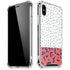 Polka Dot Split iPhone XS Max Clear Case