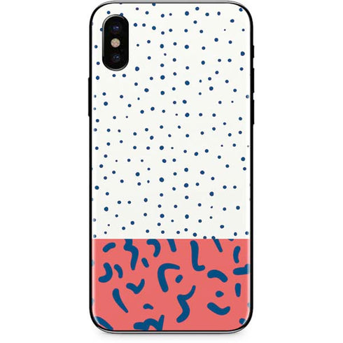 Polka Dot Split iPhone XS Max Skin