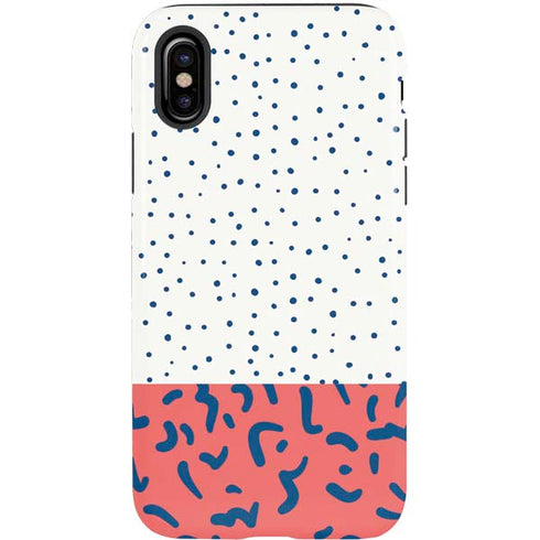 Polka Dot Split iPhone XS Pro Case