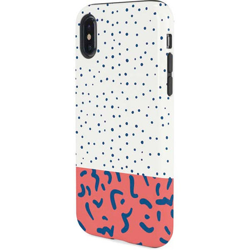 Polka Dot Split iPhone XS Pro Case