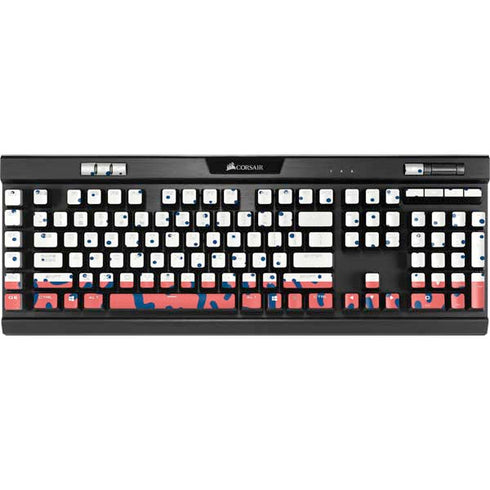 Polka Dot Split K95 RGB PLATINUM Mechanical Gaming Keyboard Skin