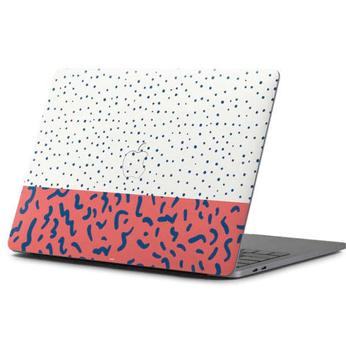 Polka Dot Split Apple MacBook Pro 13-inch Skin