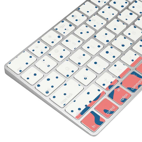 Polka Dot Split Magic Keyboard Skin