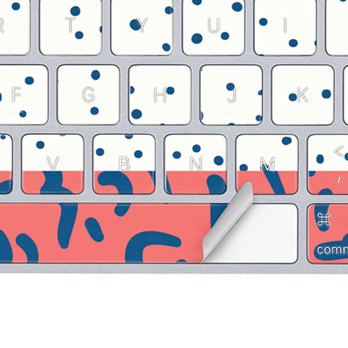Polka Dot Split Magic Keyboard Skin