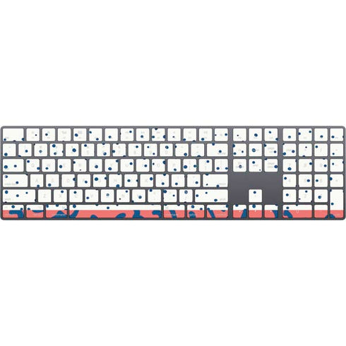 Polka Dot Split Magic Keyboard with Numeric Keypad Skin