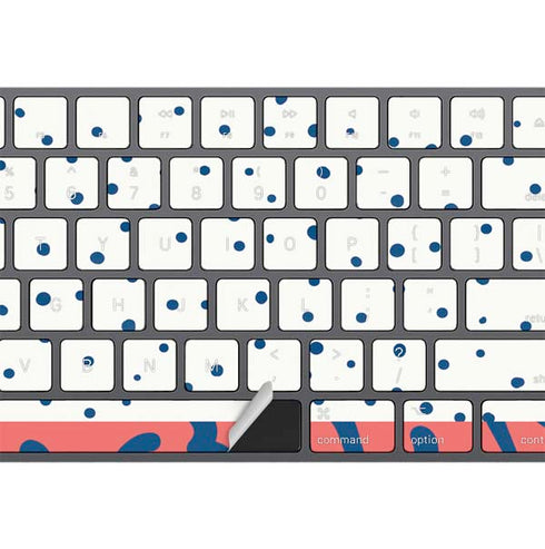 Polka Dot Split Magic Keyboard with Numeric Keypad Skin