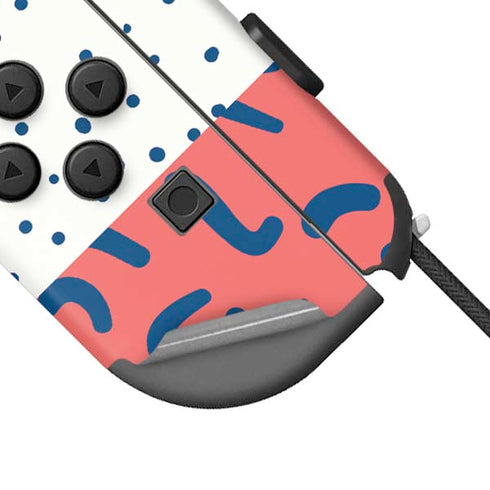 Polka Dot Split Nintendo Joy-Con (L/R) Controller Skin