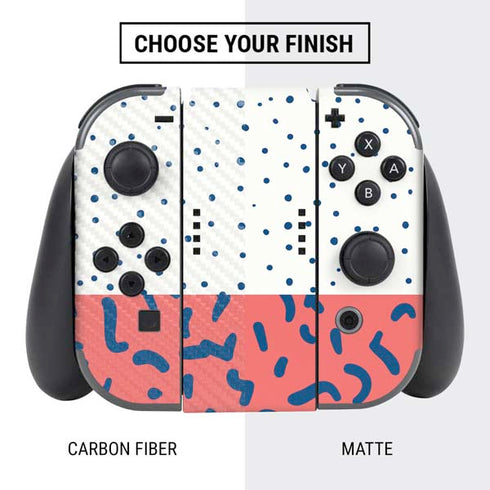 Polka Dot Split Nintendo Switch Bundle Skin