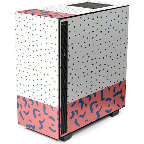 Polka Dot Split NZXT H510 Compact ATX Mid-Tower Case Skin