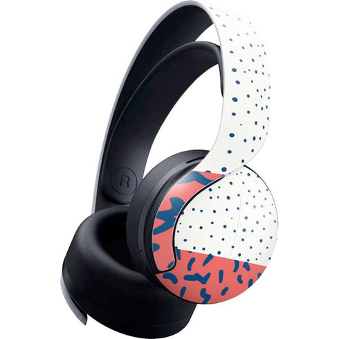 Polka Dot Split PULSE 3D Wireless Headset for PS5 Skin