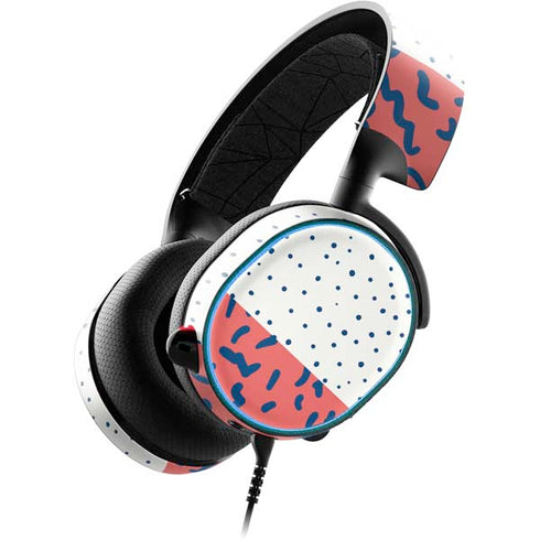 Polka Dot Split SteelSeries Arctis 3 Skin