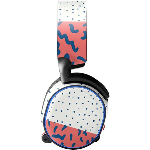 Polka Dot Split SteelSeries Arctis 3 Skin