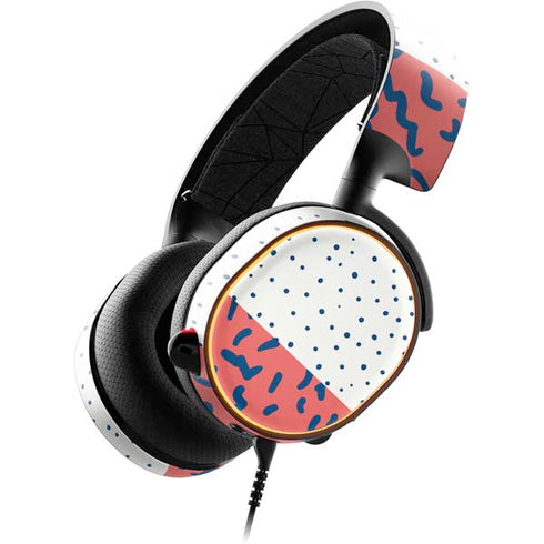 Polka Dot Split SteelSeries Arctis 5 Skin