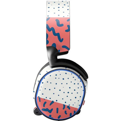Polka Dot Split SteelSeries Arctis 5 Skin