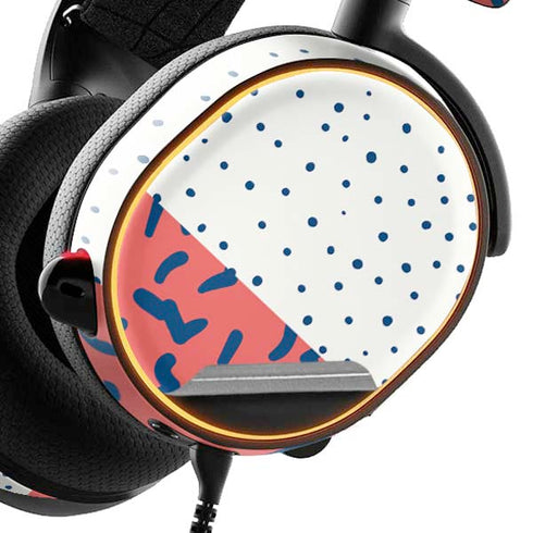 Polka Dot Split SteelSeries Arctis 5 Skin