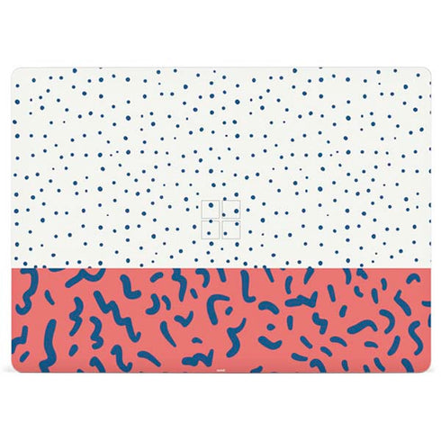 Polka Dot Split Surface Laptop 2 Skin