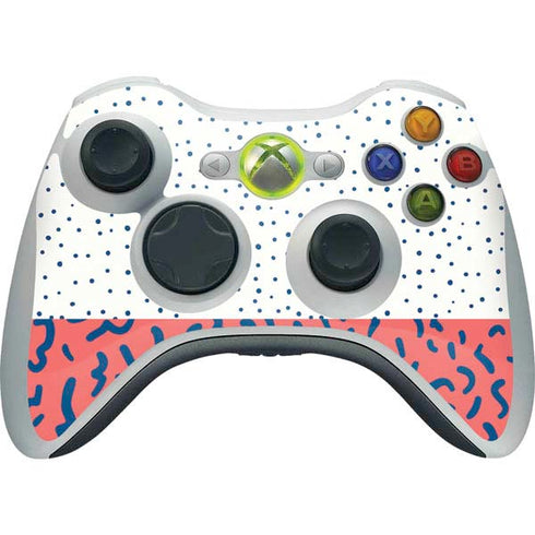 Polka Dot Split Xbox 360 Wireless Controller Skin