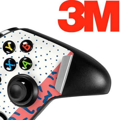 Polka Dot Split Xbox One X Controller Skin