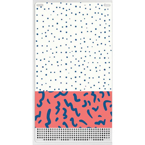 Polka Dot Split Xbox Series S Console Skin