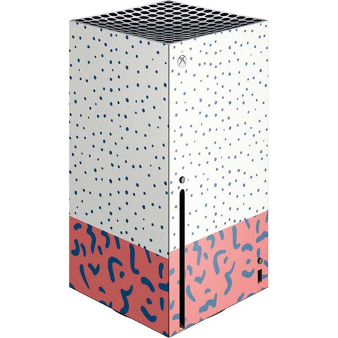 Polka Dot Split Xbox Series X Console Skin