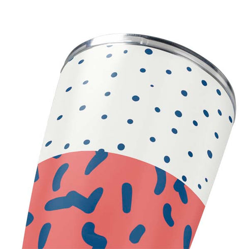 Polka Dot Split Yeti 20oz Tumbler Skin