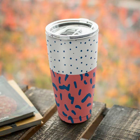 Polka Dot Split Yeti 20oz Tumbler Skin