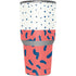 Polka Dot Split Yeti 30oz Rambler Tumbler Skin