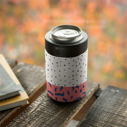 Polka Dot Split Yeti Colster Can Insulator Skin