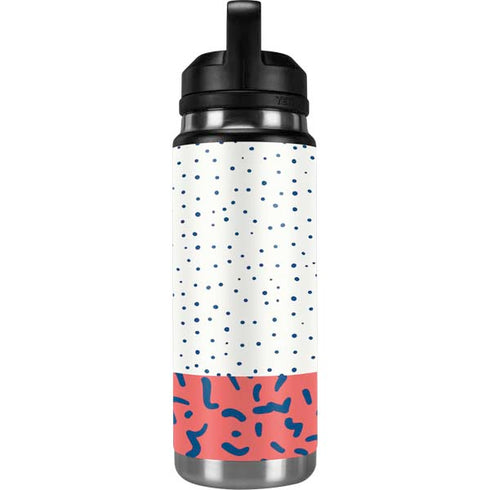 Polka Dot Split YETI Rambler 26oz Bottle Skin
