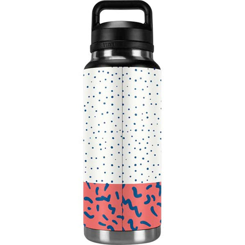 Polka Dot Split YETI Rambler 36oz Bottle Skin
