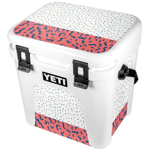 Polka Dot Split YETI Roadie 24 Hard Cooler Skin