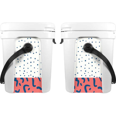 Polka Dot Split YETI Roadie 24 Hard Cooler Skin