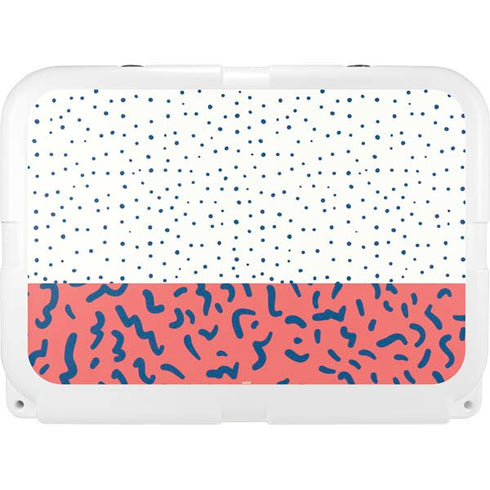 Polka Dot Split YETI Tundra 35 Hard Cooler Skin