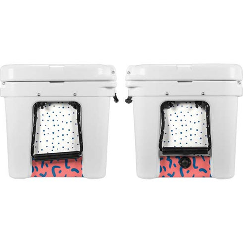 Polka Dot Split YETI Tundra 35 Hard Cooler Skin