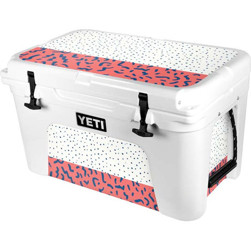 Polka Dot Split YETI Tundra 45 Hard Cooler Skin